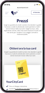 Scegli la tua card e procedi con l’acquisto mobile
